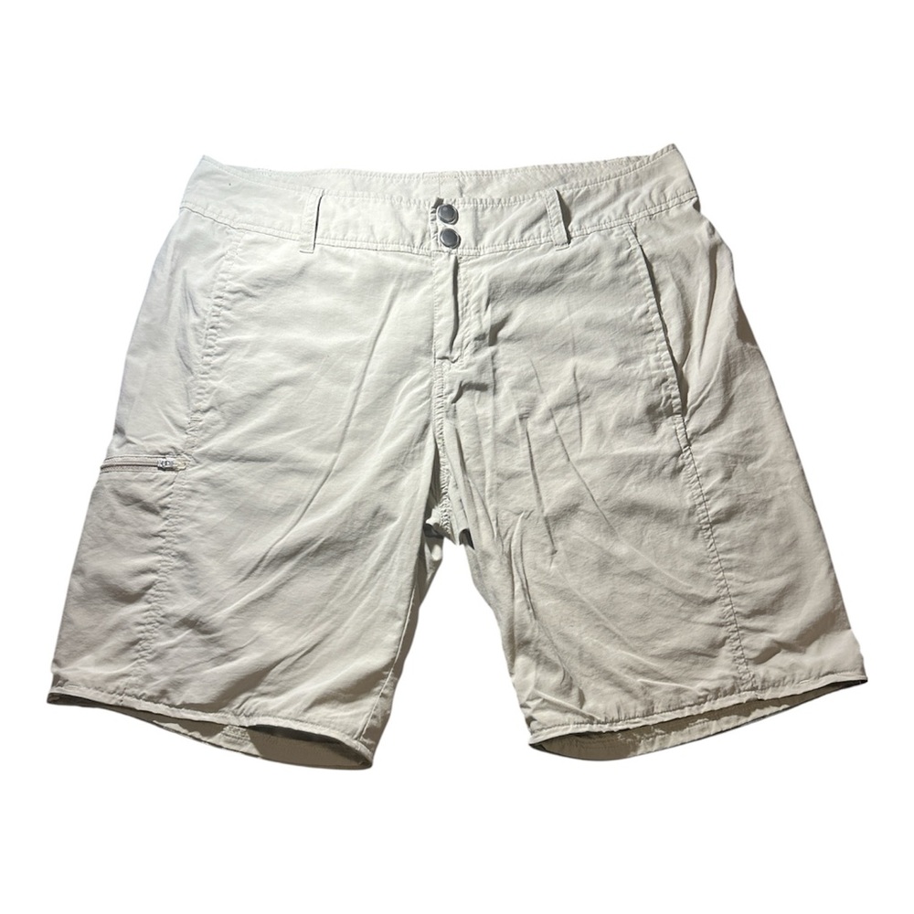Exofficio Khaki Outdoor Shorts with Insect Shield for Women Size 8 Waist 33”